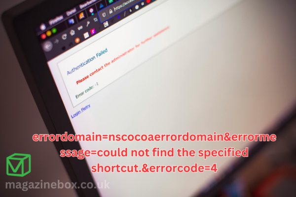 errordomain=nscocoaerrordomain&errormessage=could not find the specified shortcut.&errorcode=4